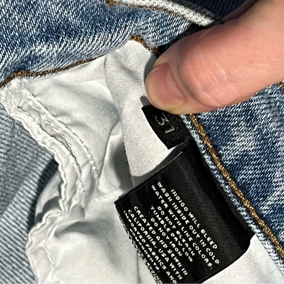 J Brand Adele Straight Mid-Rise Jeans Archive Destruct size 31 - Picture 4 of 7